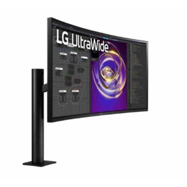 LG Electronics 画面の位置を自在に調整できるアームスタンド採用 34インチ 曲面型ウルトラワイドモニター｜34WP88C-B     商品情報    販売元：PC4U 公式オンラインショップ家電・AV機器・カメラ、デジタルカメラ、デジカメアクセサリー画面の位置を自在に調整でき