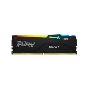 Kingston 8GB(8GBx1) DDR5 5200MHz(PC5-41600) CL40 DIMM FURY Beast RGB｜KF552C40BBA-8 | 