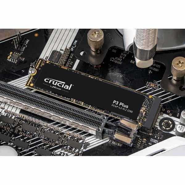 Crucial P3 Plus 容量1TB M.2(2280) 3D NAND Gen4 x4 NVMe M.2 SSD ; 5000MB/s / 3600MB/s ; 220TBW｜CT1000P3PSSD8JP
