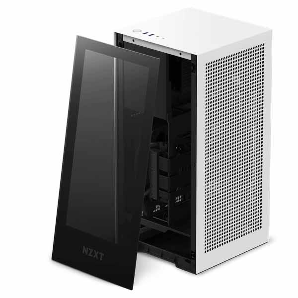 【アウトレット特価・新品】NZXT H1 Version2 MINI ITXケース [ホワイト]PSU、AIO、ファンコントローラ、PCIEエクステンダー付｜CS-H11BW-JP｜itempost｜04