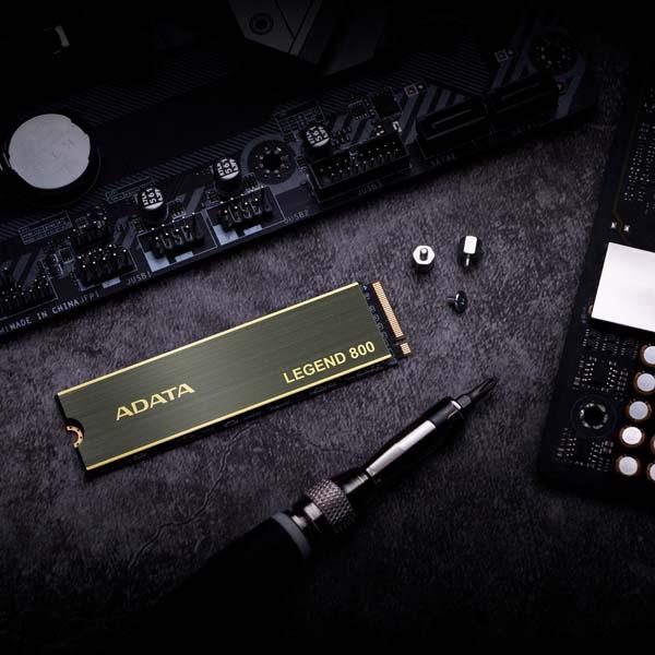 ADATA LEGEND 800 SSD 容量2TB M.2 PCIe Gen4 with Heatsink 2.65mm｜ALEG-800-2000GCS｜itempost｜07