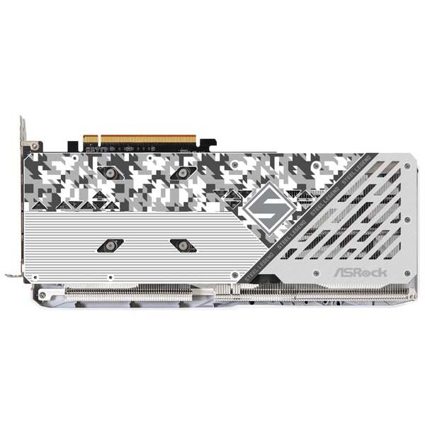 ASRock Radeon RX 7600 Steel Legend 8GB OC ホワイトのトリプルファン