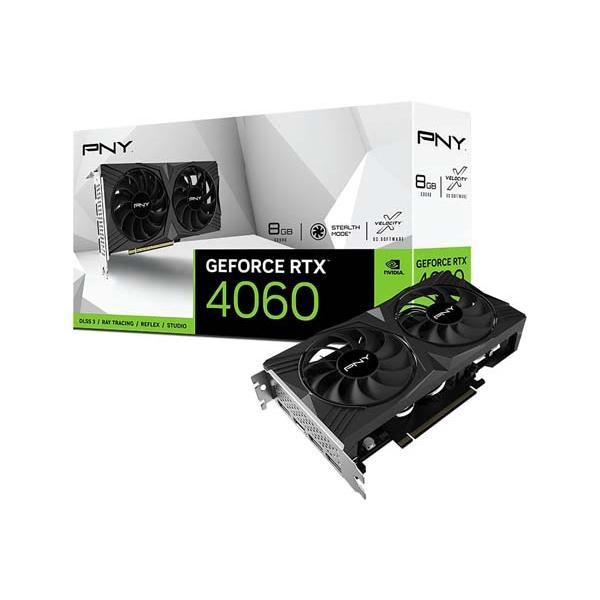 PNY GeForce RTX 4060 8GB VERTO STANDARD DUAL FAN PNY GeForce RTX 4060 8GB VERTO STANDARD DUAL FAN