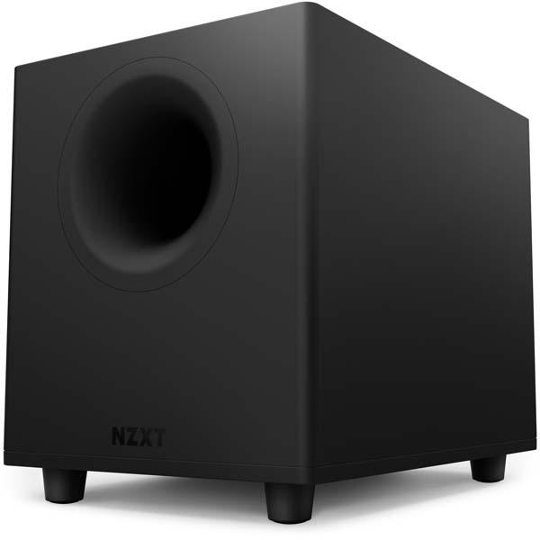 NZXT Relay Subwoofer Black ゲーミングアクティブサブウーファー ブラック｜AP-SUB80-JPの画像