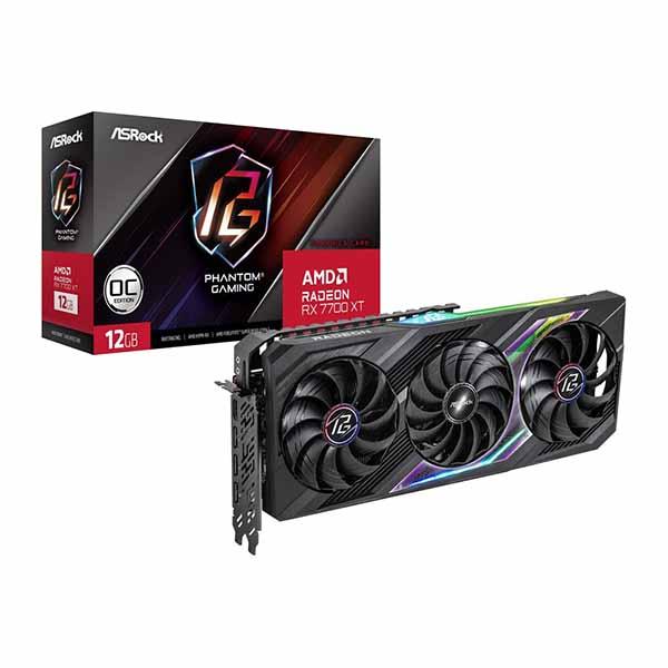 ASRock Radeon RX 7700XT Phantom Gaming 12G OC オーバークロック仕様のグラフィックボード｜RX7700XT PG 12GO｜itempost｜02