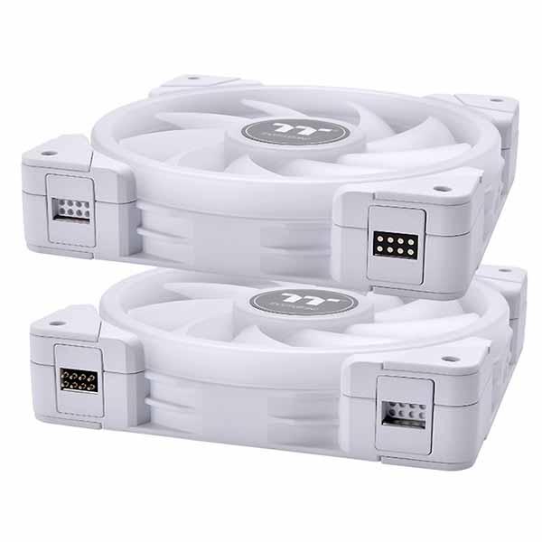 Thermaltake SWAFAN EX12 RGB White (3-Fan Pack) マグネットで連結 120mmファンx3 ホワイト｜CL-F161-PL12SW-Aの画像