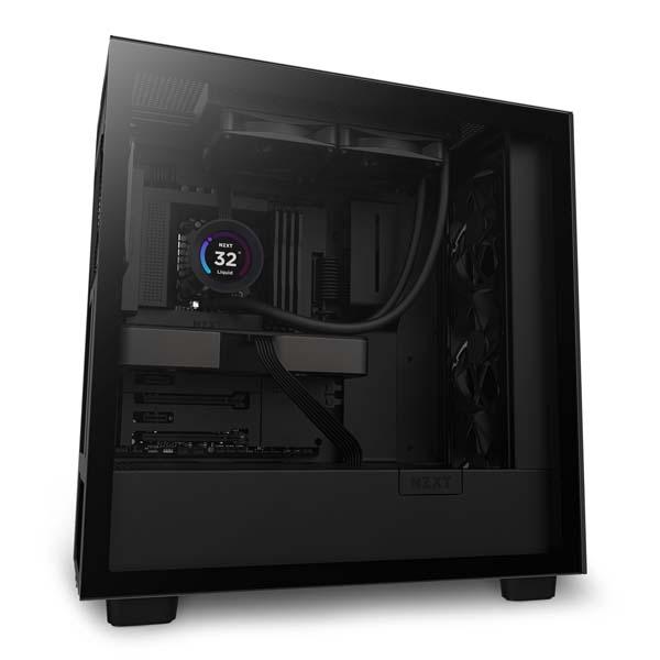 【アウトレット特価・新品】NZXT KRAKEN Elite 240 Black 120mmファン×2 水冷一体型CPUクーラー ブラック｜RL-KN24E-B1