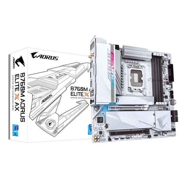 GIGABYTE  B760M AORUS ELITE X AX m-ATXマザーボード｜B760M A ELITE X AX｜itempost｜02