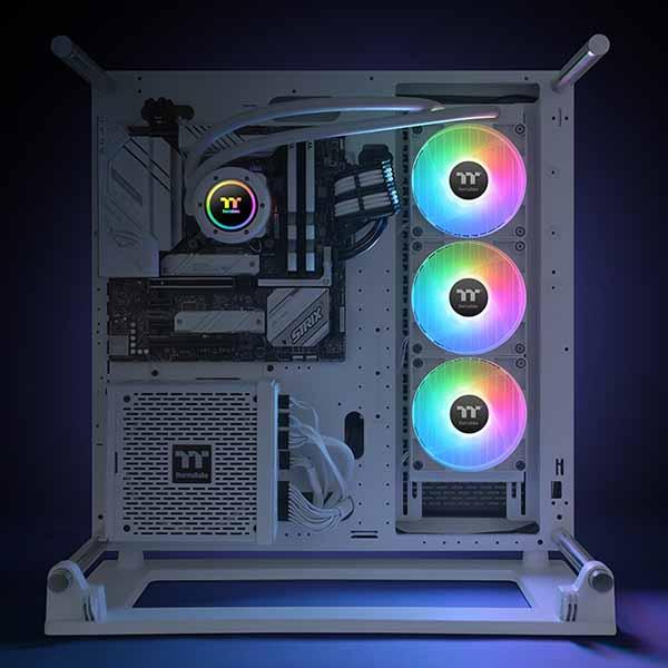 Thermaltake TH360 ARGB Sync V2 CPU Liquid Cooler -Snow- 水冷一体型CPUクーラー 3ｘ120mmファン ホワイト｜CL-W365-PL12SW-A_7