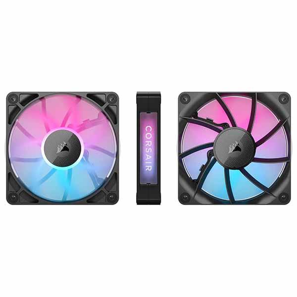 CORSAIR iCUE LINK RX120 RGB スターターキット CORSAIR iCUE LINK RX120 RGB 120mm PWM Computer Case Fan Starter