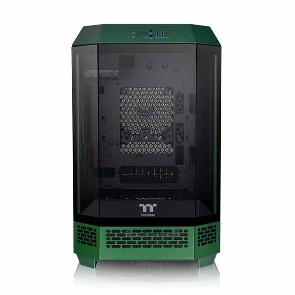 Thermaltake The Tower 300 Racing Green 八角柱 ミニタワーPCケース グリーン｜CA-1Y4-00SCWN-00