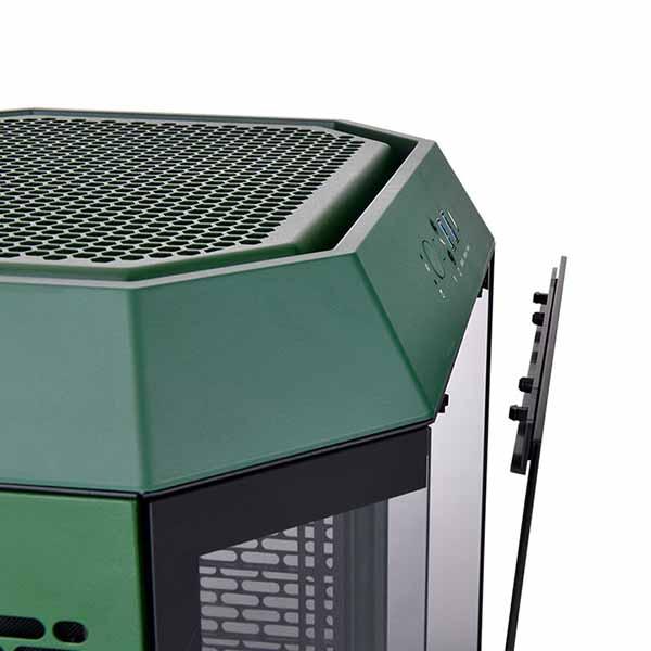 Thermaltake The Tower 300 Racing Green 八角柱 ミニタワーPCケース グリーン｜CA-1Y4-00SCWN-00