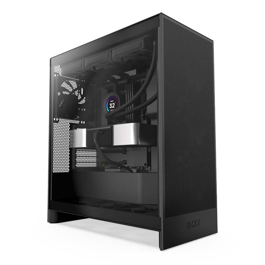 【ほぼ未使用】NZXT H7 Flow v2 ミドルタワーATXケース NZXT H7 Flow v2 Black ミドルタワー型PCケース マットブラック｜CM