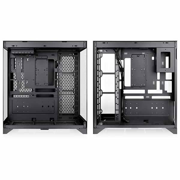 Thermaltake CTE E550 TG Black 3面強化ガラスパネルのピラーレスデザイン ミドルタワー型PCケース ブラック｜CA-1Z8-00M1WN-00