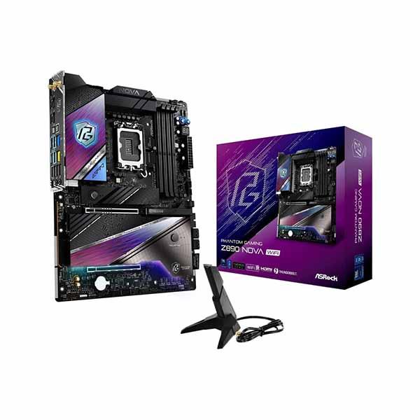 ASRock Z890 Nova WiFi 多数のM.2スロットと大型ヒートシンク装備 ATXマザーボード｜Z890 Nova WiFiの画像