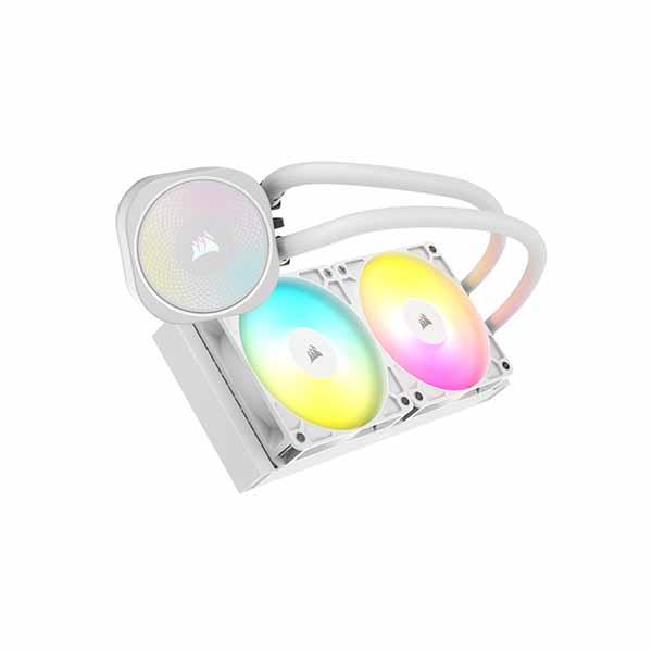 Corsair NAUTILUS 240 RS ARGB -White- 水冷一体型CPUクーラー 120mm