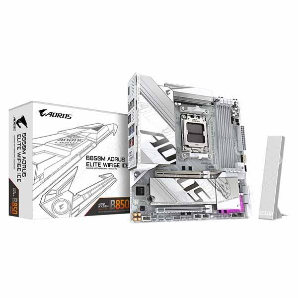 GIGABYTE B850M AORUS ELITE WIFI6E ICE Micro ATXマザーボード｜B850M A ELT WF6E ICE_1