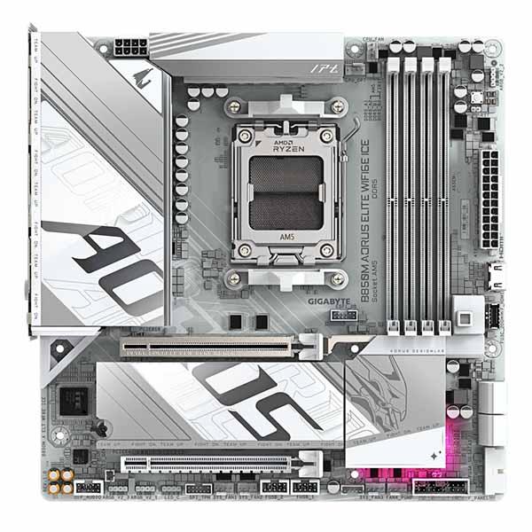 GIGABYTE B850M AORUS ELITE WIFI6E ICE Micro ATXマザーボード｜B850M A ELT WF6E ICE_2