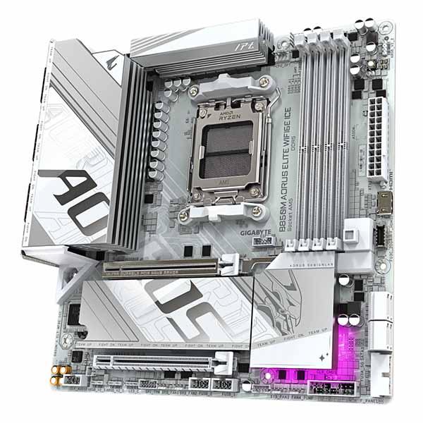 GIGABYTE B850M AORUS ELITE WIFI6E ICE Micro ATXマザーボード｜B850M A ELT WF6E ICE_4