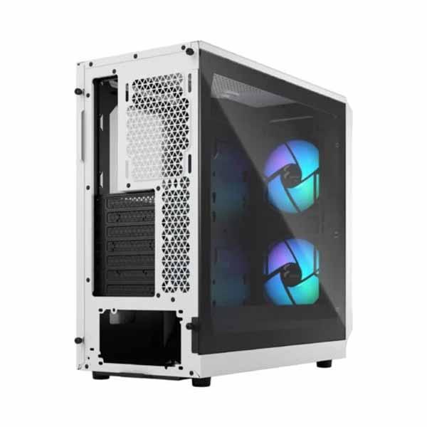 Fractal Design Focus 2 RGB White TG Clear Tint 2基のARGBファン搭載 ミドルタワー型PCケース ホワイト｜FD-C-FOC2A-04_4
