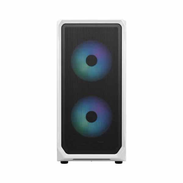 Fractal Design Focus 2 RGB White TG Clear Tint 2基のARGBファン搭載 ミドルタワー型PCケース ホワイト｜FD-C-FOC2A-04_5