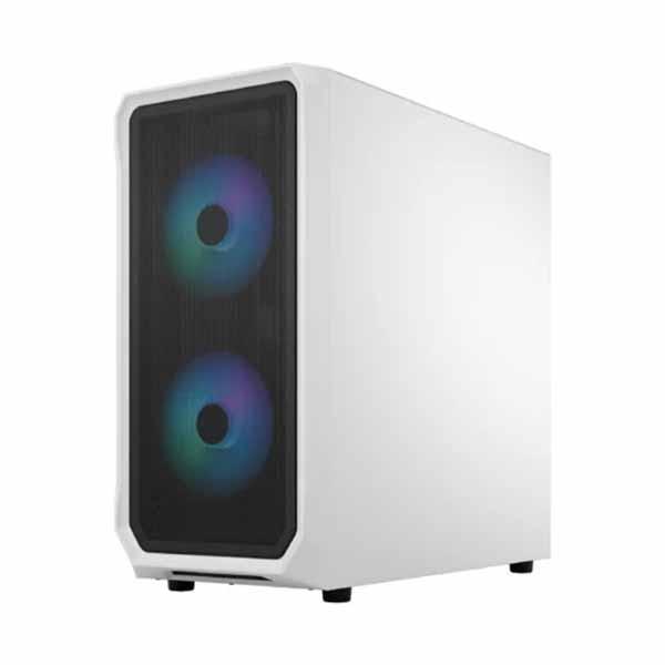Fractal Design Focus 2 RGB White TG Clear Tint 2基のARGBファン搭載 ミドルタワー型PCケース ホワイト｜FD-C-FOC2A-04_6
