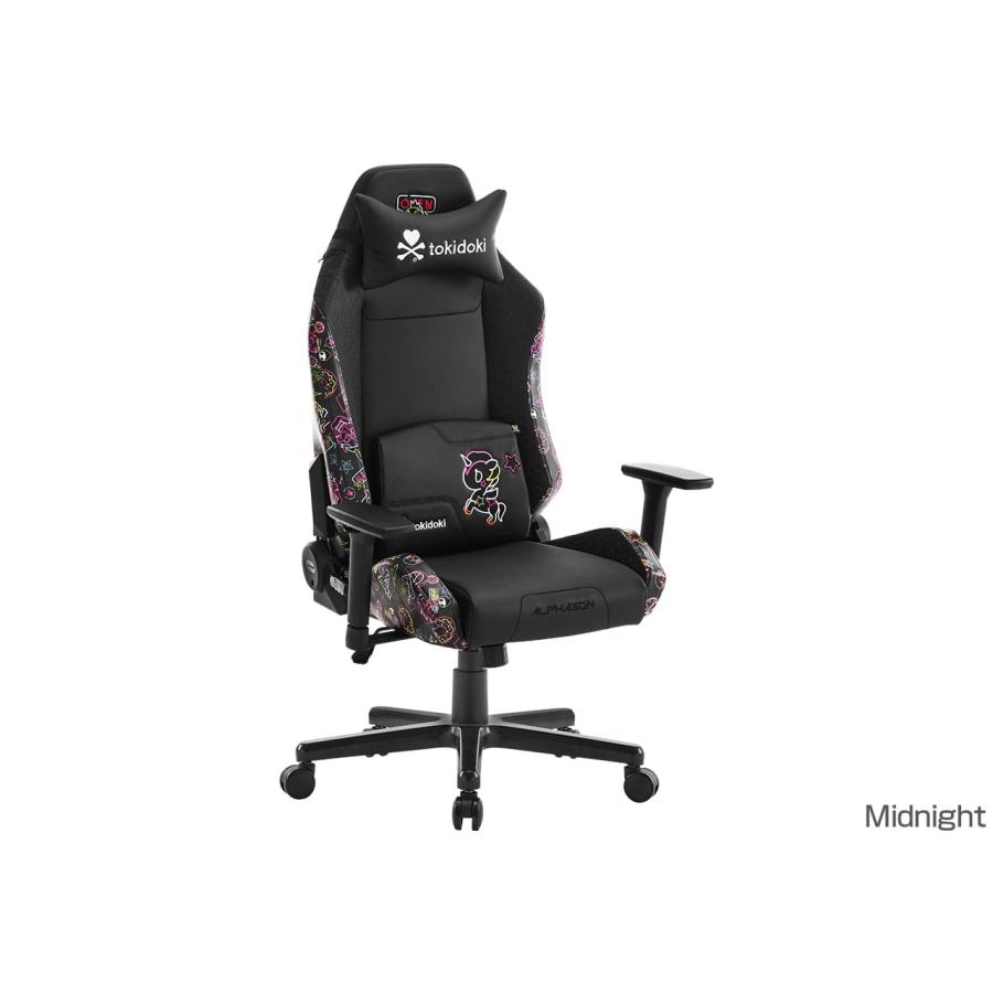 【アウトレット特価・新品】Alphaeon tokidoki Kaiju Gaming Chair - Midnight ゲーミングチェア｜AE-TK-Kaiju-Mの画像