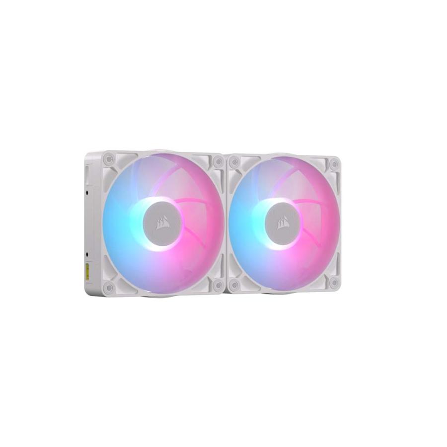 Corsair iCUE LINK RX140 MAX RGB WHITE Dual Fans Starter Kit ファン×2 スターターキット ホワイト｜CO-9051040-WW_1
