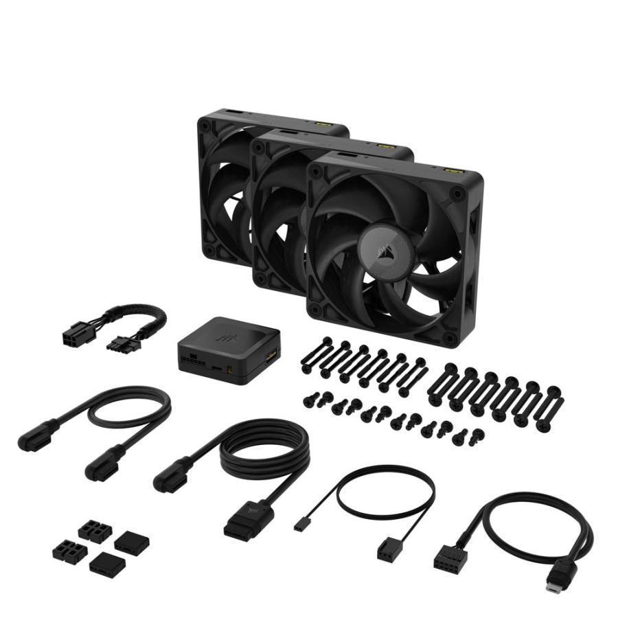 Corsair iCUE LINK RX120 MAX Triple Fans Starter Kit iCUE LINK対応のPWMファン スターターキット 120mmx3｜CO-9051042-WW_5