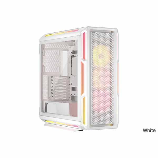 CORSAIR iCUE LINK 5000T LX RGB Mid-Tower White ミドルタワー型PCケース ホワイト｜CC-9011299-WW_1