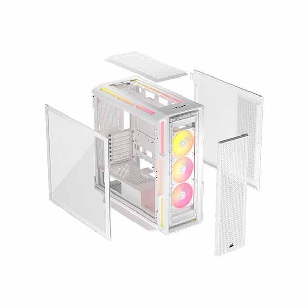 CORSAIR iCUE LINK 5000T LX RGB Mid-Tower White ミドルタワー型PCケース ホワイト｜CC-9011299-WW_5