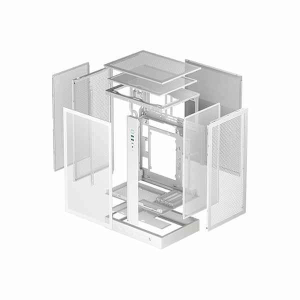Deepcool CH270 DIGITAL WH デジタル表示パネル搭載 縦型MicroATXケース ホワイト｜R-CH270-WHNDM0-G-1_4