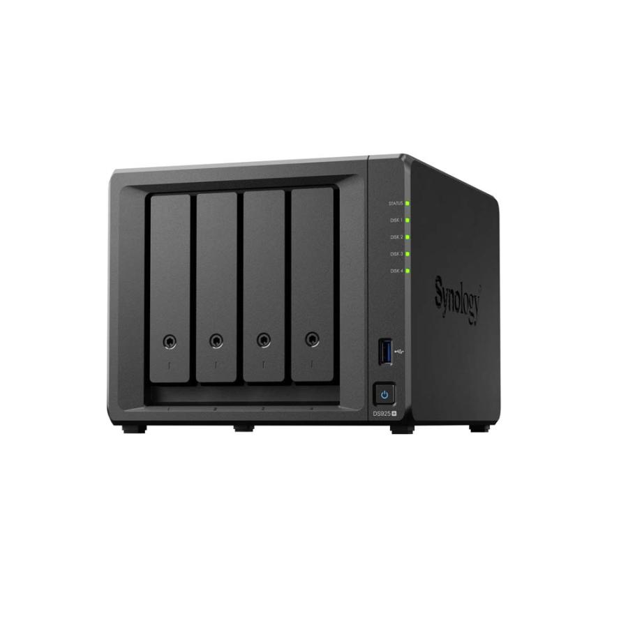 Synology DiskStation DS925+ AMD RYZEN 1500B CPU搭載多機能4ベイNASサーバー｜DS925+_1