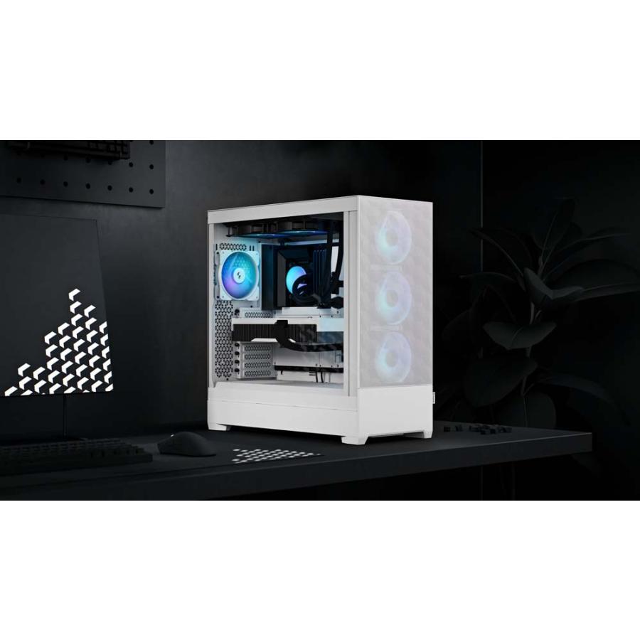 Fractal Design Pop XL Air RGB White TG Clear Tint フルタワー型PC
