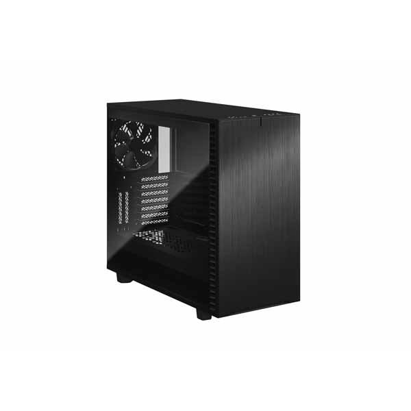 【アウトレット特価・新品】Fractal Design Define 7 Black TG Dark Tint ミドルタワー型PCケース ブラック/強化ガラスダークモデル｜FD-C-DEF7A-03