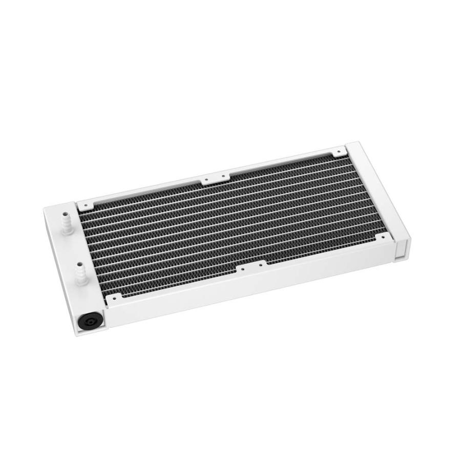 Deepcool LE240 WH V2 オールインワン水冷クーラー 120mm x2 ホワイト