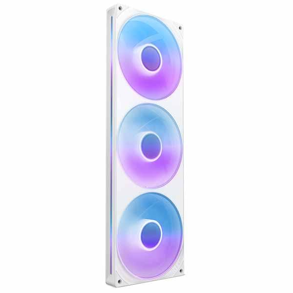 NZXT F420RGB Core Fan (Single Frame) - White シングルフレームRGBファンユニット ホワイト｜RF-U42HF-W1の画像