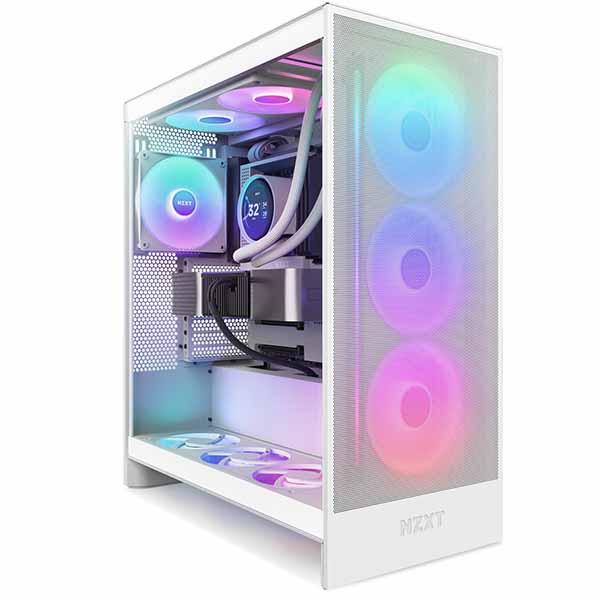 NZXT F420RGB Core Fan (Single Frame) - White シングルフレームRGBファンユニット ホワイト｜RF-U42HF-W1の画像