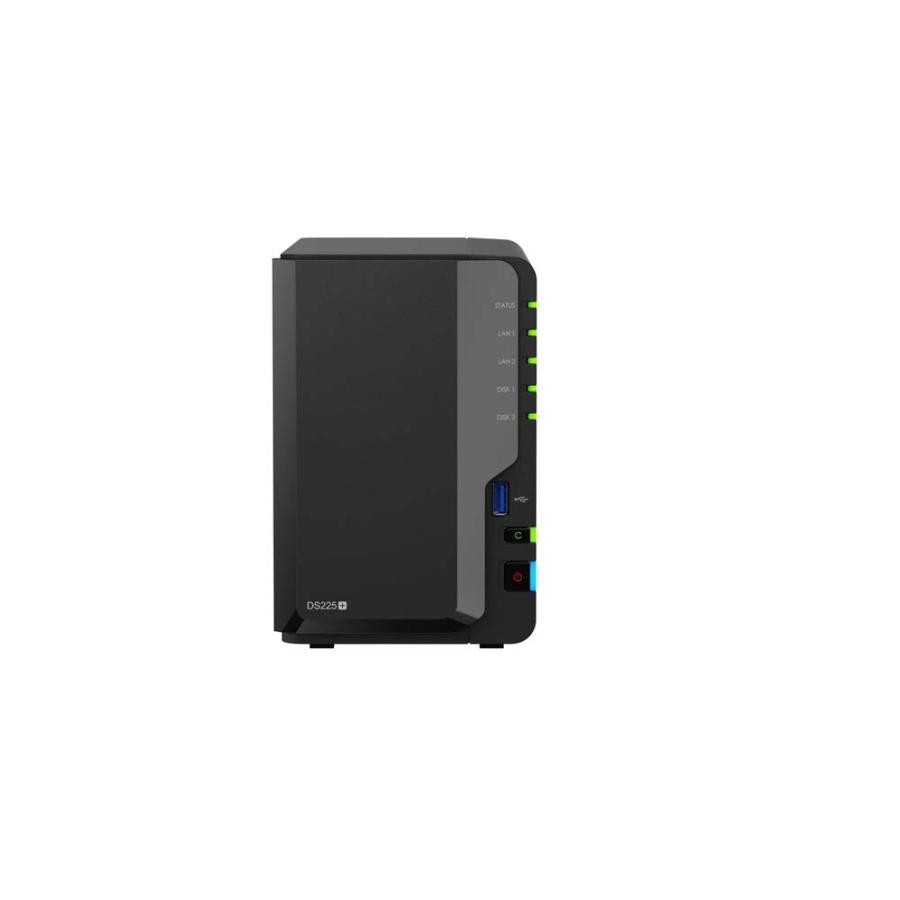 Synology DS225+ NAS 【ほぼ新品　付属品完備 】 Synology Intel 4コアCeleron J4125搭載2ベイNAS DS225+｜DS225+