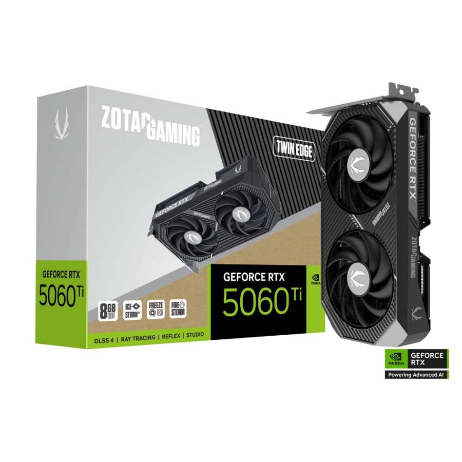 ZOTAC GAMING GeForce RTX 5060 Ti 8GB Twin Edge グラフィック