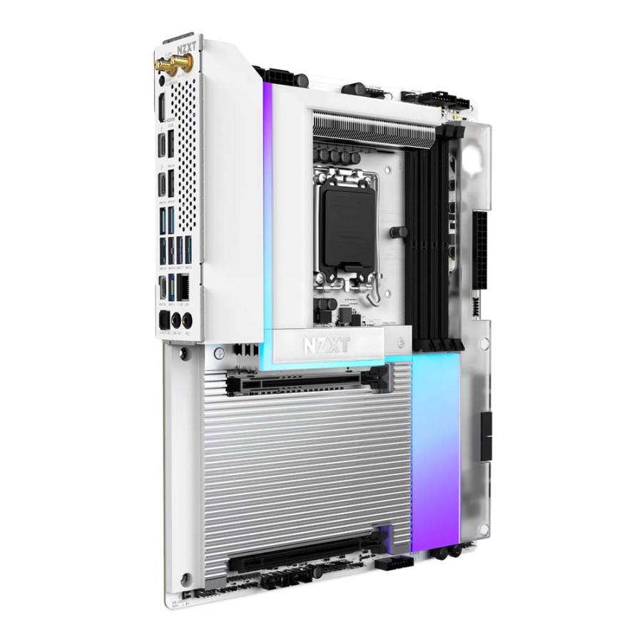 NZXT N9 Z890 ATXゲーミングWI-FI 7 マザーボード ホワイト｜N9-Z89XT-W1_3