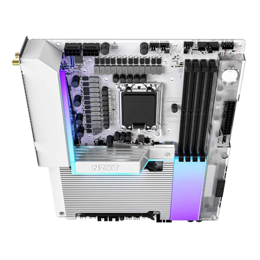 NZXT N9 Z890 ATXゲーミングWI-FI 7 マザーボード ホワイト｜N9-Z89XT-W1_5