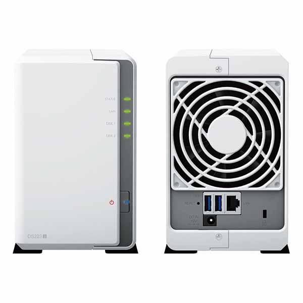 Synology DiskStation DS223j 初心者ガイド付+HAT3300-4TB 2個 2ベイ
