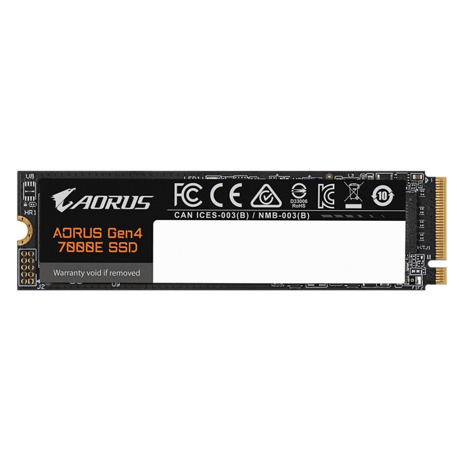 GIGABYTE AORUS Gen4 7000E SSD 容量1TB M.2(2280) 3D TLC 2.3mm｜AG470E1TBの画像
