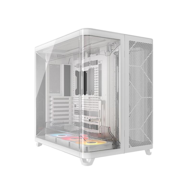 Corsair AIR 5400 RS-R ARGB Tempered Glass ミドルタワー型PCケース ホワイト｜CC-9011319-WW_1