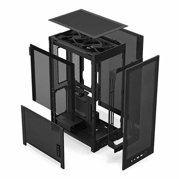 NZXT H2 Flow Black Mini-ITX PCケース ブラック｜CI-H21FB-01