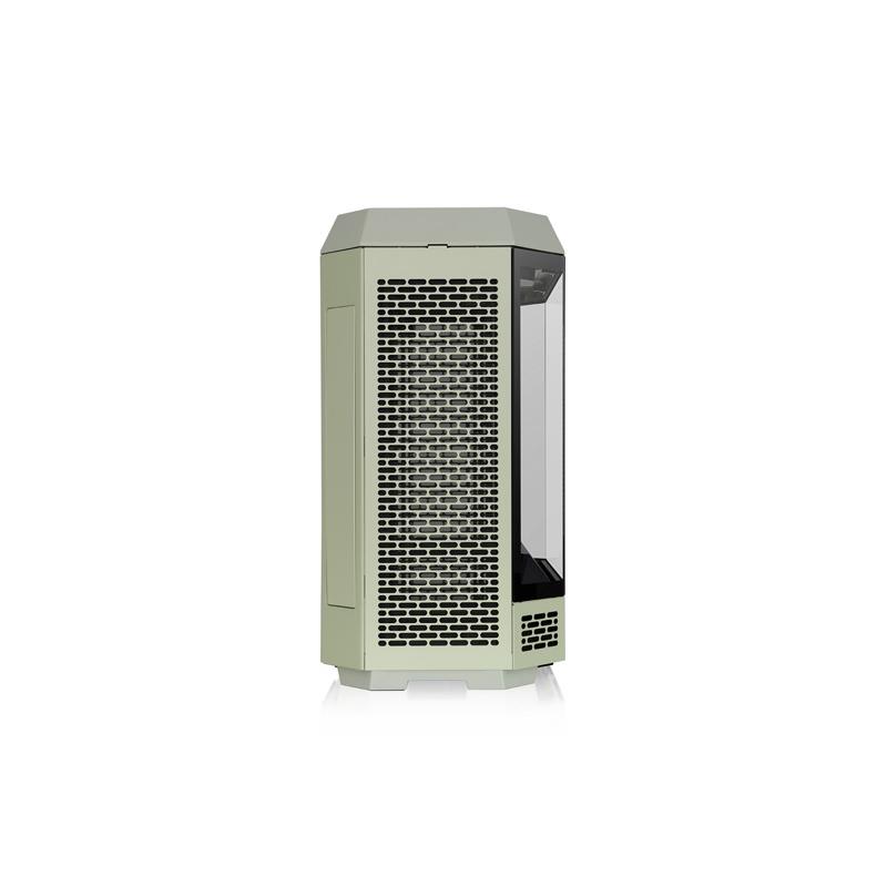 【アウトレット特価・新品】Thermaltake The Tower 600 Matcha Green 3面強化ガラスパネル採用 八角柱スタイル ミドルタワー ATX PCケース マッチャグリーン｜CA