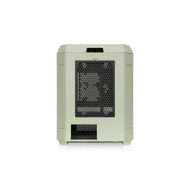 【アウトレット特価・新品】Thermaltake The Tower 600 Matcha Green 3面強化ガラスパネル採用 八角柱スタイル ミドルタワー ATX PCケース マッチャグリーン｜CA