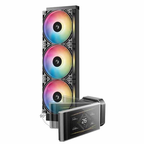Deepcool LT360 VISION ARGB 可動式LCD搭載水冷クーラー｜R-LT360VISION-BKAMMC-G-1_2