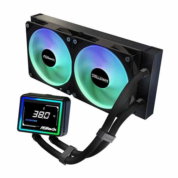ASRock Challenger 240 Digital 簡易水冷CPUクーラー ブラック